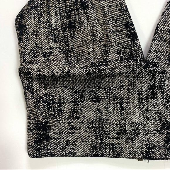 ALYTHEA Corset top In Metallic Gold Black New with Tag - Picture 4 of 8